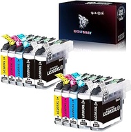 Wolfgray LC203 LC201 High Yield Compatible Ink Cartridges 10 Pack - Replacement for Brother Ink LC20