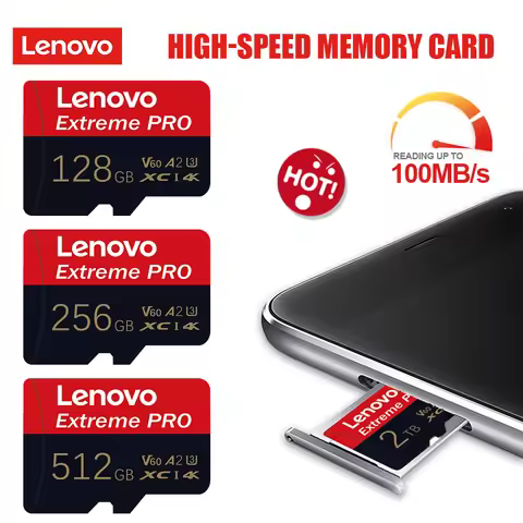 Lenovo Extreme pro Micro SD 64GB 128GB 256GB 512GB Memory Card High-Speed Flash Card for Xiaomi SONY