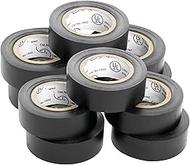 Performance Tool W507 Electrical Tape, 60' x 3/4" - Pack of 10, UL Listed, Versatile for Shop, Home,