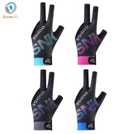 Dovewill 3 Finger Billiard Glove Pool Cue Glove for Women Men Pool Cue Mitt Wear Resistant Breathabl