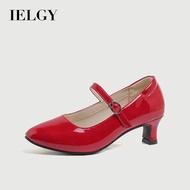 IELGY Latin dance shoes for women with pointed pointed heels and high heels