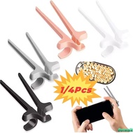 Outwalk 1/4pcs Finger Chopsticks Snack Clips Finger Pliers Gamers Finger Snack Clips Snack Chopstick