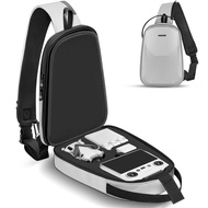 PEKREWS Mini 4 Pro Case, Waterproof Hard Carrying Case Portable Travel Drone Sling Bag Backpack Comp
