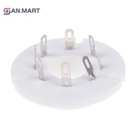 AN.MART Vintage amp diy 8pin b8s ceramic vacuum tube socket for fu50, gu-50 fu-15 5u8c MY