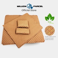 MillionParcel Kraft Paper Bubble Sheet | Honeycomb Paper | Gift Wrapping Paper | Eco-Friendly Packin