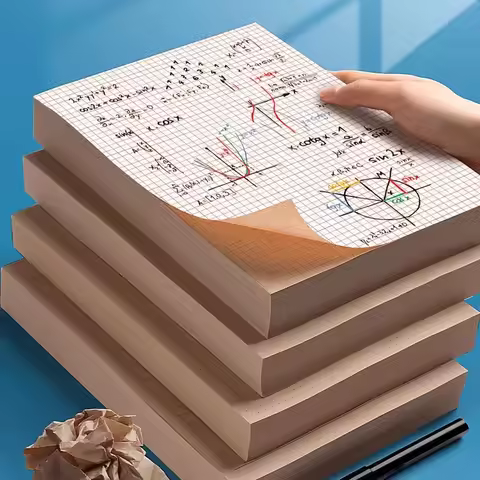 320 Sheets Draft Paper for Students' Drafts Mathematical Grid Rendering Paper Check Paper Blank Pain