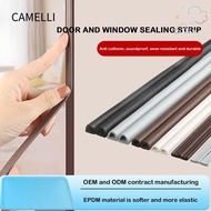 CAMELLI Weather Stripping Door Seal Strip, Self Adhesive EPDM Weather Stripping, Flexible Anti Colli