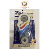 Scissor eraser pen, eraser pen, tape eraser pen with replacement refill.