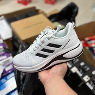 SL Adidas Running Shoes Lightweight All White Black Casual Sports Running Shoes.Using the Backpalm A