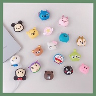 Ready Cable Bite USB Android For iPhone Lightning Cable Type C Cute Cartoon Cute Stitch Bear Mickey Accessory protector Sleeve