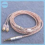 ha HiFi Earphone Upgrade Cable MMCX 3.5mm 1.2m Silver Plated Core Cable For Sennheiser IE200/IE300/I
