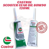 CASTROL Scooter Gear Oil 80W90 120ml Minyak Gear Skuter CASTROL 80W90 0.12L Gear Oil Scooter 80W90