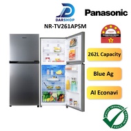 Panasonic Refrigerator 2 Door Inverter 262L Fridge Peti Sejuk Peti Ais 2 Pintu Inverter Murah Kecil 冰箱 NR-TV261APSM
