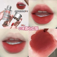 CJ Cool Silver Tube Velvet Lip Mud Nude Matte Lip Glaze Lipstick Beauty