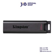 256 GB FLASH DRIVE (แฟลชไดร์ฟ) KINGSTON DATATRAVELER MAX USB 3.2 GEN 2 (USB-C) (BLACK) (DTMAX/256GB)