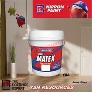 18L Nippon Paint - Super Matex 9102  White / Cat Ceiling /Dinding