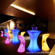 Table Square Bar Table led Cross-Border Cocktail Feet Outdoor Activities Hot Sale Bar Table High Fee