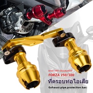 Exhaust Pipe Drop Protection For Honda PCX160 Forza250/300 NSS350 Engine Bar Accessories
