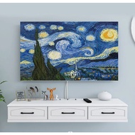 Van Gogh oil painting New style smart android Dust TV Cover Computer Cloth Home Decoration Dustproof tv screen protector curved 4k television  murah LED Elastic /24 27 28 32 37 39 40 43 45 48 49 52 55 58 60 65inch monitor0274