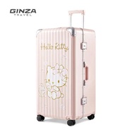 Kitty suitcase Genuine Ginza x Hello Kitty Luggage Suitcase - Aluminum Frame Trunk (20 26 30) Inch L