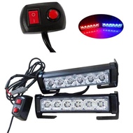 12V LEDสัญญาณไฟจราจรไฟกระพริบฉุกเฉิน,ไฟแฟลชยานพาหนะตำรวจ,กระจังหน้าไฟแฟลชบาร์