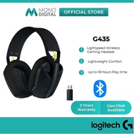 Logitech G435 LIGHTSPEED and Bluetooth Wireless Lightweight over-ear Gaming Headset with built-in mi