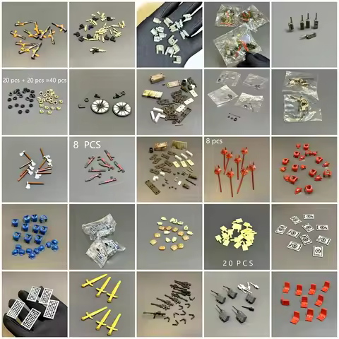 Lot Gun Helmet Armor Knapsack Sword Accessory For Mega Construx UNSC Soldier Cheif Elite Figures Toy