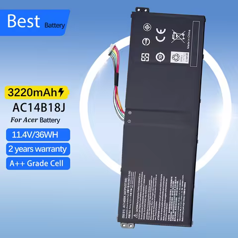 AC14B18J AC14B13J Laptop Battery for Acer Aspire E3-111 E3-112 E3-112M ES1-531 MS2394 B115-MP EX2519