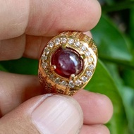 Gemstone Ring STAR RUBY + Memo (3.57ct)