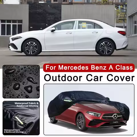 For Mercedes Benz A Class W168 W169 W176 W177 Outdoor Waterproof Dustproof UV Resistant Car Cover Pr