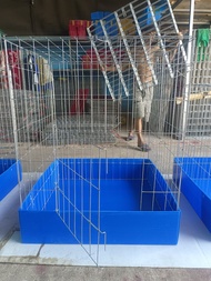 CHUỒNG GÀ 80V CAO 1M 2LI8 VIỀN 3LI5(hàng ráp sẳn)