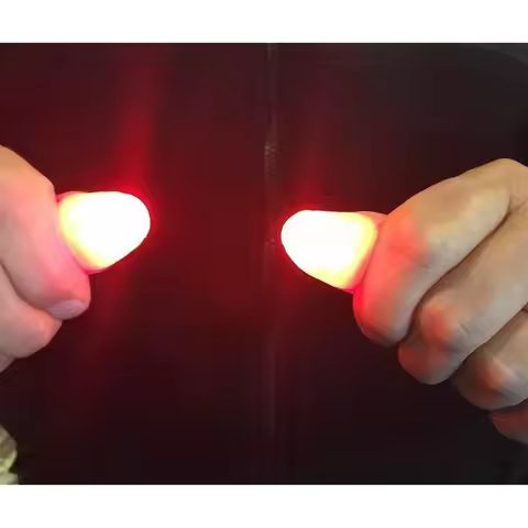 2/4/6pcs Magic Light Up Finger Fingers LED Tricks Thumb Props Christmas Christmas Festival Party Nov