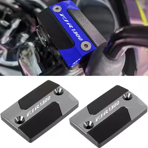 For YAMAHA FJR1300 FJR 1300 Motorcycle CNC Aluminum Front Brake Reservoir Fluid CNC Tank Cover Oil C