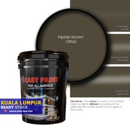 1 Liter and 5 Liter - HIPSTER BROWN J 10965, Easy Paint All Surface for interior & exterior wall, wo