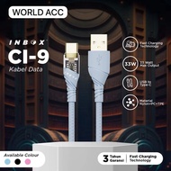 INBOX DATA CABLE CI-9 USB TO TYPE C 33W FAST CHARGING CABLE TRANSPARENT