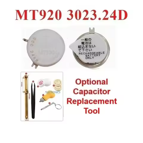 MT920 3023 24D 3023.24D 3023-24D Seiko Watch Kinetic Energy Rechargeable Battery for V192 V194 V195 