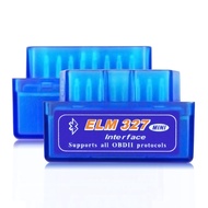 Mini ELM 327บลูทูธ V1.5 OBD2เครื่องอ่านโค้ด WIFI ELM327 V1.5สำหรับ IOS Android PC