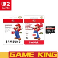 Nintendo Switch 2 | NSW2 Samsung / Sandisk / Transcend MicroSD Express Card 256 GB / 512 GB Micro SD