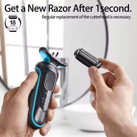 53B Replacement Head for Braun Electric Foil Shaver 7075cc7085cc 7089cc