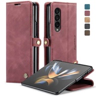 SAMSUNG GALAXY Z FOLD4 5G / FOLD 4 5G FLIP WALLET LEATHER CASE COVER SARUNG DOMPET KULIT CASEME
