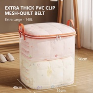 EUNICE Transparent Large Capacity Storage Bag Comforter Quilt Bag Beg Toto Waterproof Blanket Bag收纳袋