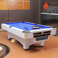 Pool table 7ft 8ft 9ft snooker table full set keluarga adult 3 in1 meja pingpong meeting desk ball return billiard table