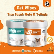 MATA Dog Cat Eye Wipes Pet Eye Wipes Cat Eye Tissue Dog Cat Ear Cleaning Wipes