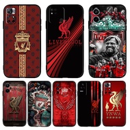 for Redmi Note 7 8 9 10 4G Pro Max 8T 9S 9T Liverpool FC【Q10】 9Y10 Fashion Black TPU Soft Silicone P