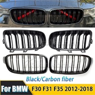 Car Air Intake Grille For Bmw F30 F31 3 Series 318i 320i 330i 320d 330i Carbon fiber/Black Front Kid