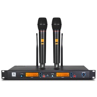 SHURE UR24D ไมโครโฟนไร้สาย คลื่นลูกใหม่ 2 มือถือ ระยะรับ UHF FM 200M ป้องกันเสียงหอน อุปกรณ์เครื่องเ