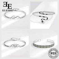 ELESHE JEWELRY Moissanite Tangan Gelang Fashion Bracelet Bangle Silver Diamond Perempuan Original Rantai 925 Women M116