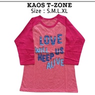 T-SHIRT ZONE GIRL RAGLAN 7/8 PART 1