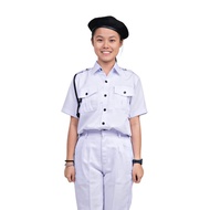 Baju PBSM Bulan Sabit Merah Lengan Pendek / St John Short Sleeve Shirt / PBSM Uniform Seragam Persat