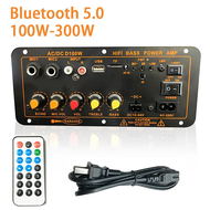 Amplifier Mini 600W Board Audio Bluetooth USB FM Radio TF DIY 600W - D100 D100+ /power amplifier sub